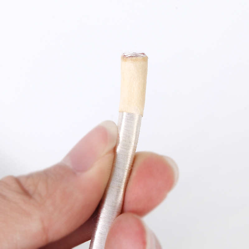 6AWG2800/0.08红色漆包线双层尼龙丝包压方形Litz多股漆包线扁线