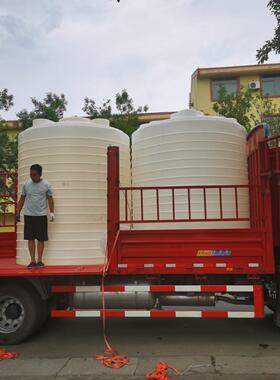 圆柱形15方塑料水塔20PE塑料桶酸碱储罐10吨塑料水箱厂家