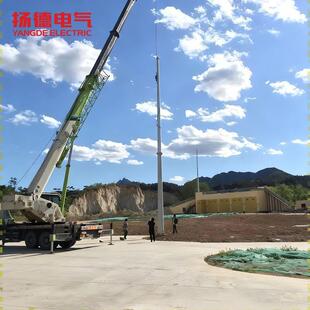 钢管避雷塔避雷针塔楼顶装饰避雷塔杆三角避雷塔避雷针塔单管塔