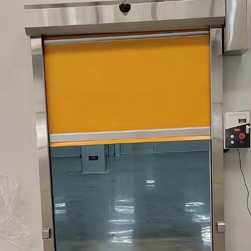 PVC快速卷帘门自动感应升降门无尘车间电动卷闸门防尘快速卷帘门