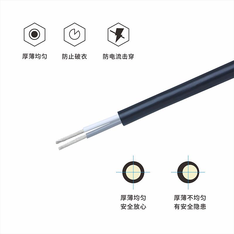 YGZF 2*0.5平方高温电缆 耐油电缆 耐寒电缆 耐水电缆2芯 100米