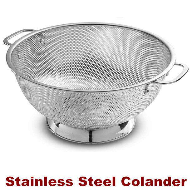 Colander Strainer Kitchen Fruits Vegetables Cooking Food - 实物图