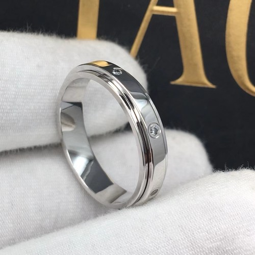 99新伯爵时来运转7钻白金结婚戒指4.8mm码数咨询G34PQ300正品