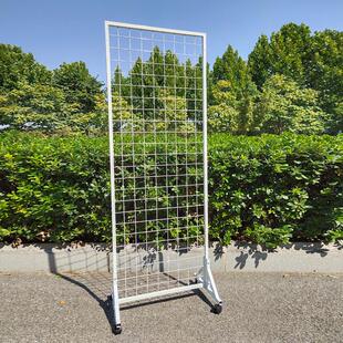展示架移动展览架作品书法网格铁网折叠美术网格幼儿园画展架画室