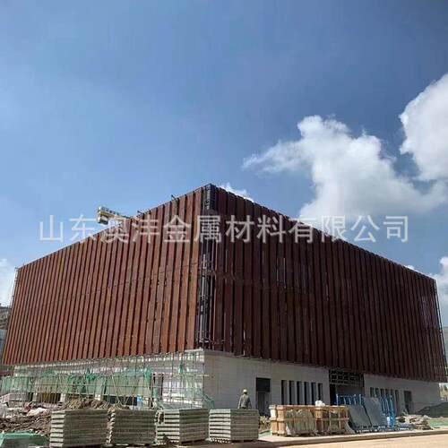 SPA-H锈板制作 红锈复古景观耐候板 雕刻镂空腐蚀板耐候厂家