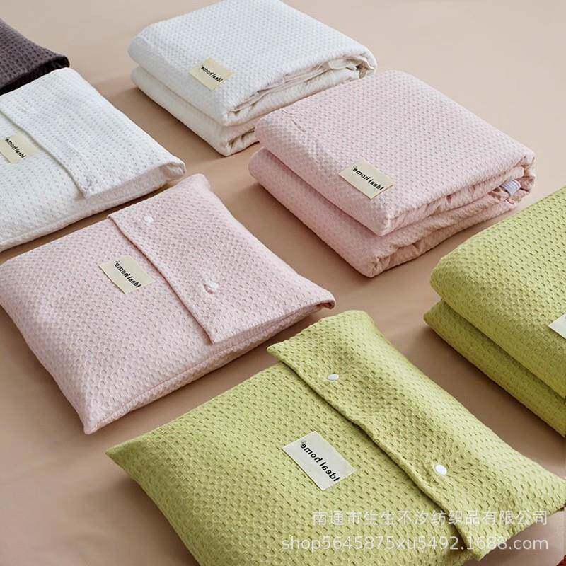 酒店隔脏睡袋纯棉外出差全棉床单被套便携式旅行神器三件套旅睡宝