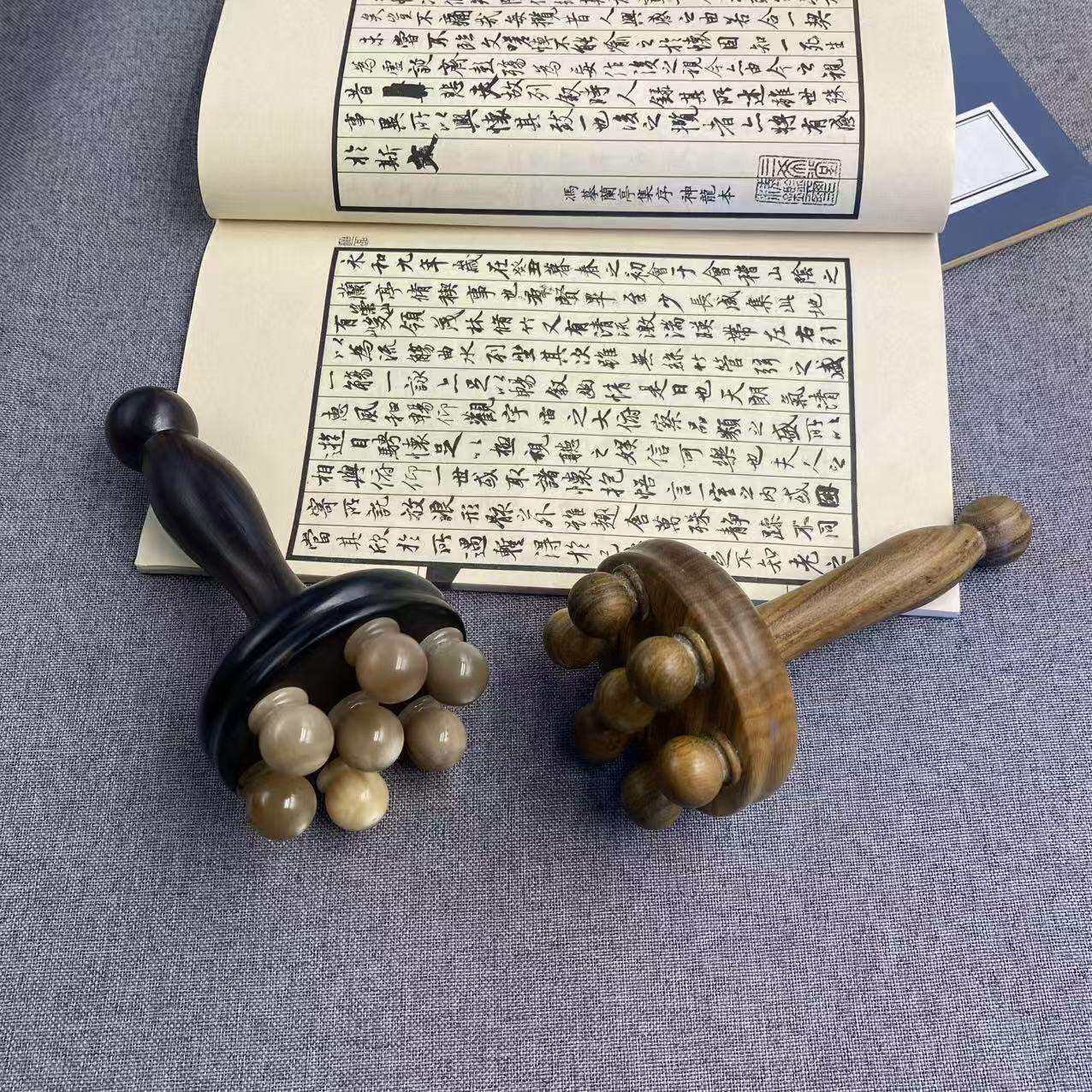 大齿牛角经络刷肚子腿腹部刮痧神器身体按摩带脉经络梳