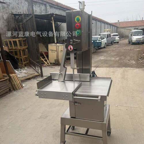 立式切骨机电动大型不锈钢牛羊猪骨滑轮切割牛排冻鱼冻肉锯骨机