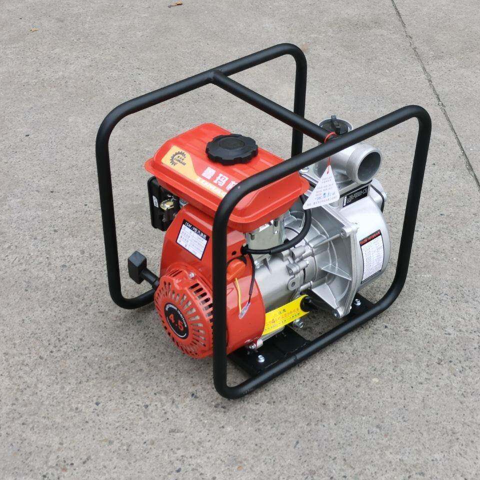 154F农用小型汽油机水泵微型抽水灌溉浇水浇地自吸泵2寸打谷机