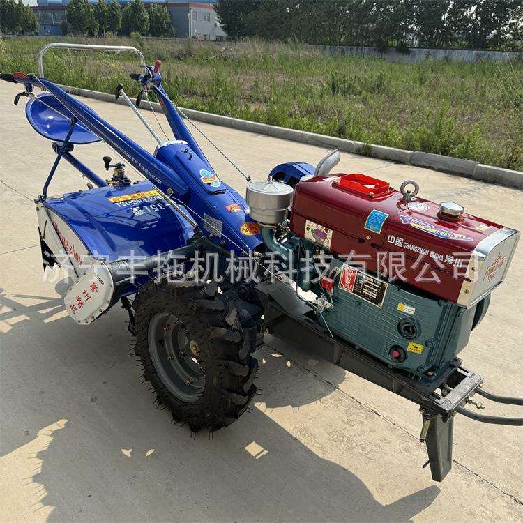 常柴12马力手扶拖拉机151底盘农用旋耕犁地开沟机配套农具齐全