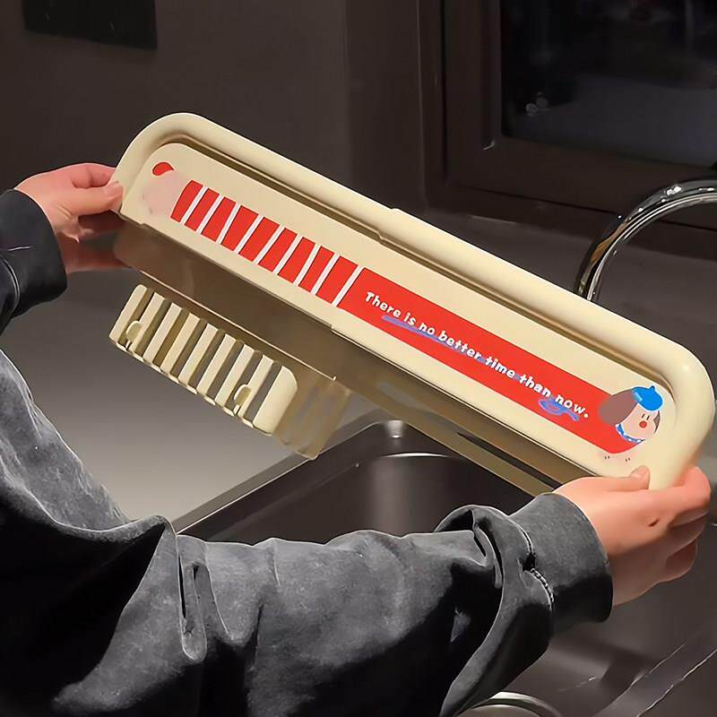 腊肠狗厨房可伸缩挡水板水槽边缘洗菜洗碗洗手水池台面防溅水隔板