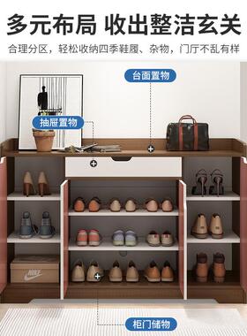 鞋柜门道廊口家用楼走用进入户QVP门玄关柜阳台收纳经济外型新款