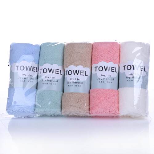新款直销毛巾珊瑚绒柔软超细礼品外贸洗脸纤维毛巾新品切边直播福