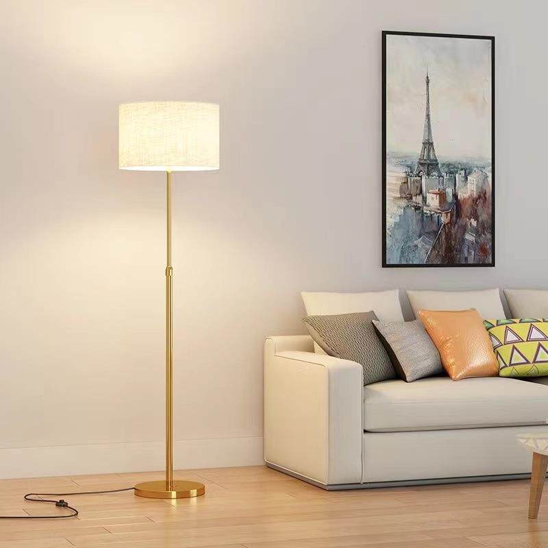 落地灯客厅卧室头沙发边现床D代创意温馨装饰E遥控网L87215红立式