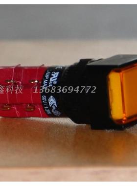 D16LAS2-2AB台湾进联黄色双路正方形带锁按钮开关常开常闭DECA