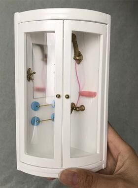 1:12娃娃屋diy小屋迷你家具模型道具过家家玩具超仿真淋浴房浴室