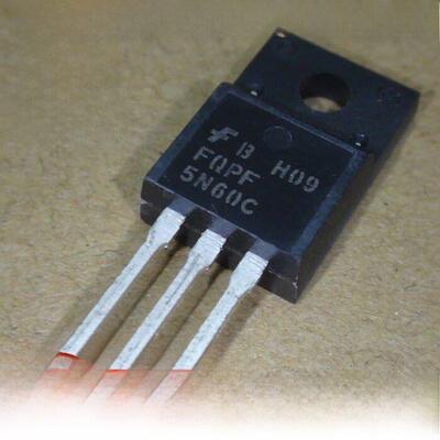 FQPF5N60C 5N60C MOS管场效应 6A 600V 塑封 TO-220（5祇）
