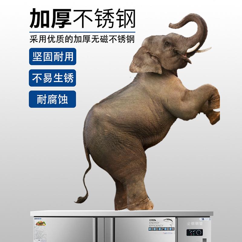 保鲜工作台冰柜冷藏冷冻柜厨房冰箱不锈钢商用水吧台奶茶店设备