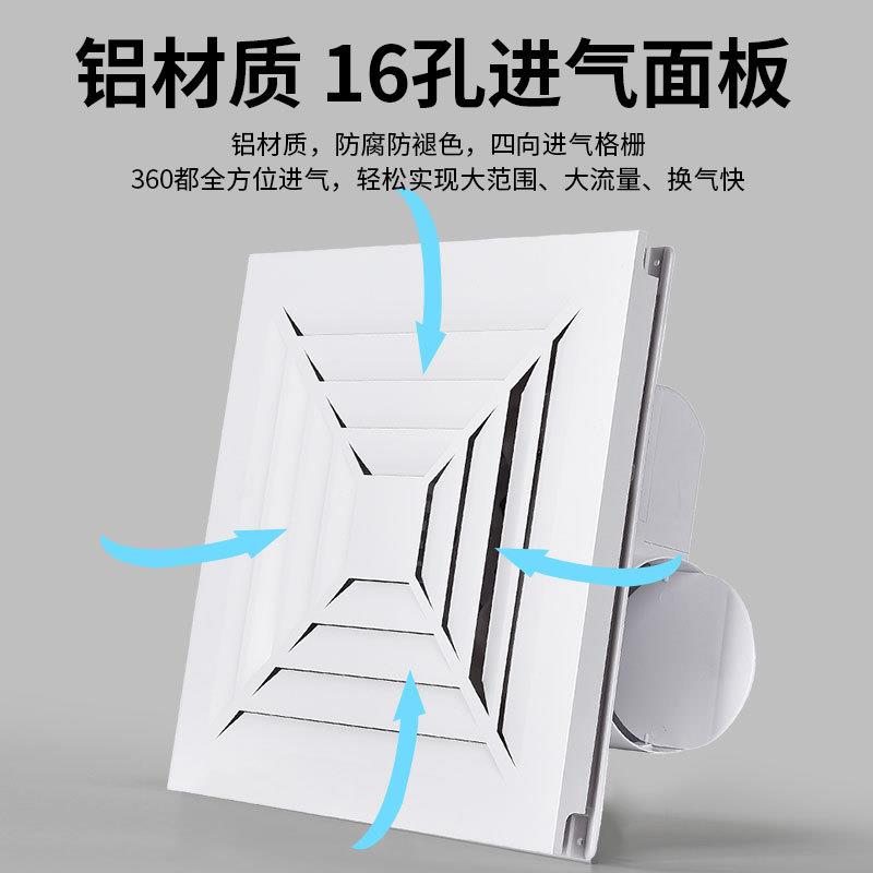 新款直销集成吊顶排气扇家用铝扣板排风扇工装集成超薄换气扇抽风