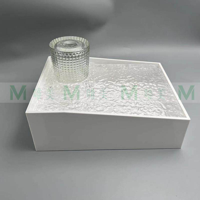 新款直销亚克力酒店客房收纳盒带抽屉一次性洗簌用品牙具收纳洗手