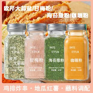 甘梅粉欧芹大蒜盐咖哩粉海苔味撒粉正新鸡排桥头排骨油炸撒料