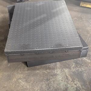 重型金属托盘防滑面板川字形二面进叉1.2x0.6米铁托盘量大优惠
