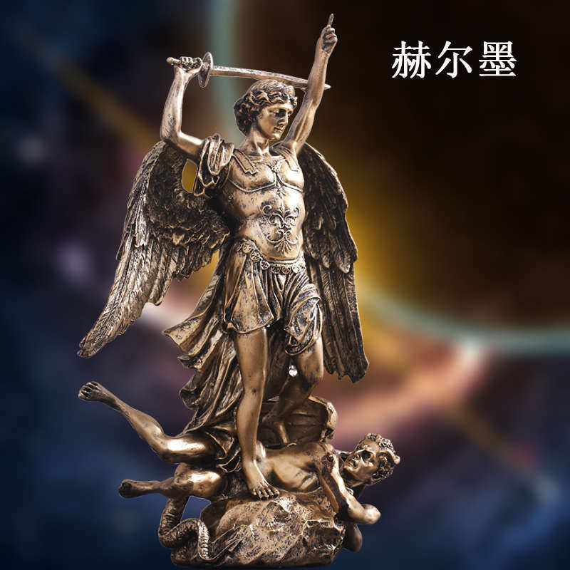 天平公平正义司法赫尔墨雕像雕塑法院律师事务所办公室摆件礼品