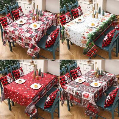 Christmas Table Runner Cloth Merry Christmas Decoration for