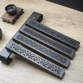 黑檀香睡眠香盒家庭室内香盒木制檀香睡眠香炉香插香座沉香香炉长