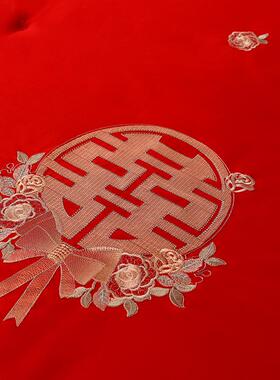 新MLM12款结婚用被品蚕丝被婚庆桑蚕丝红色双人婚子礼纯大棉红加