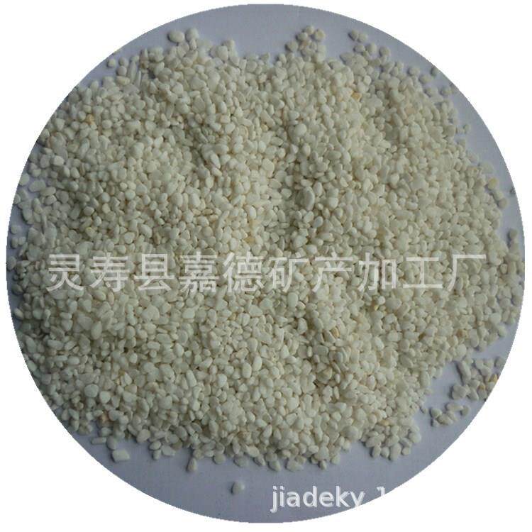 供应白色石米2-4mm白石米雨花石白石米