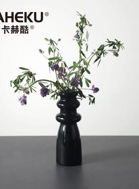 kaheku中古法式小花瓶高级感复古家居装饰品轻奢样板房茶几摆件
