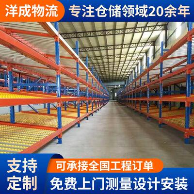 线棒滑轨流利条货架车间流水线分拣先进先出滑轮滚轮流利式货架