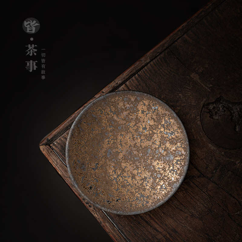 瓷杯古陶覆功夫茶具工厂奢烫托杯茶杯垫中式防垫茶道垫隔热轻