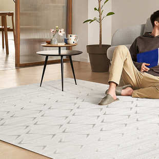 港龙CARPET客厅地毯卧室法式轻奢复古棋盘沙发茶几方形地垫加厚