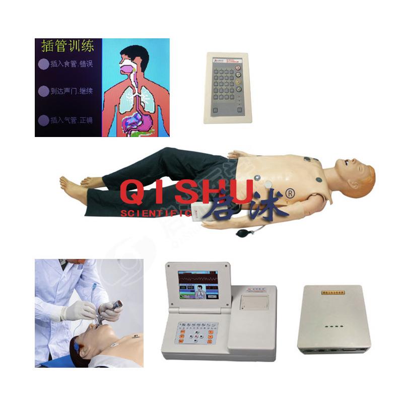 高级多功能急救插管模拟人高级心肺复苏与气管插管模拟人假人