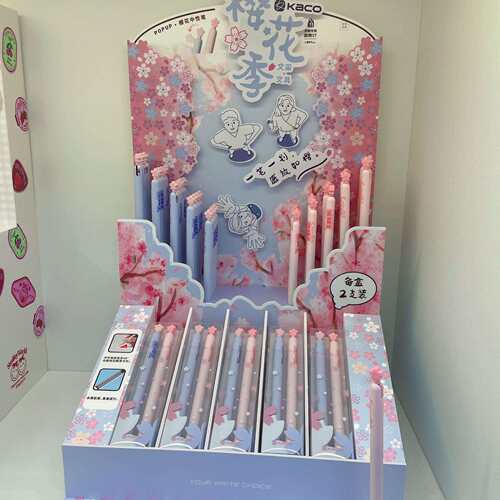 新品KACO旋转初心展架中性笔高颜值签字笔