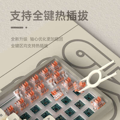 狼途GK102机械键盘鼠标套装电竞游戏专用有线电脑办公无线青轴