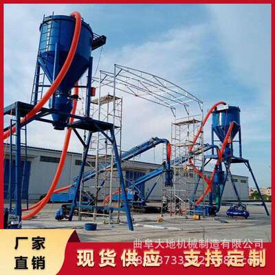 石灰石粉气力吸灰机 地库干灰自动装罐车吸灰机 气力输送机厂家