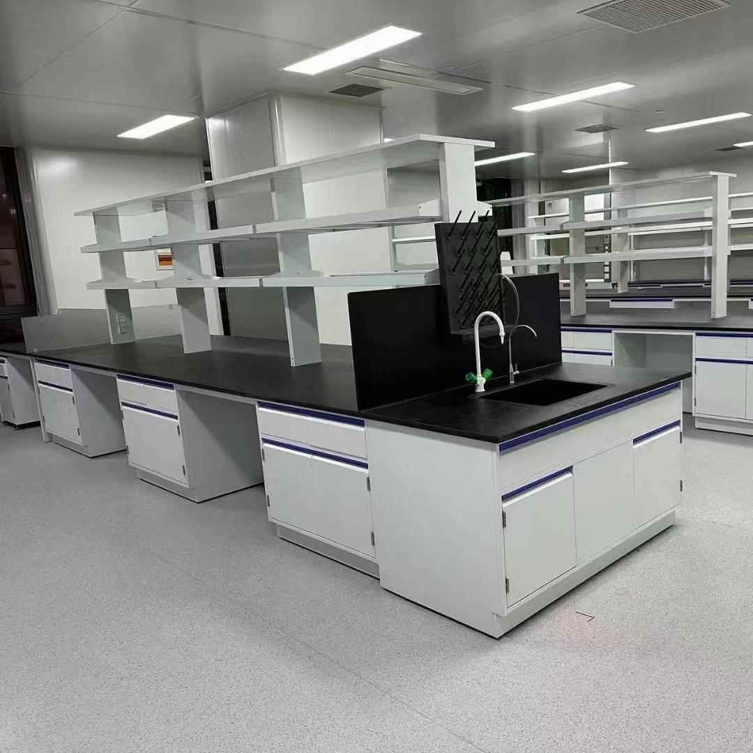 全钢实验台实验室边台试验台工作台操作台钢木实验台化学桌通风柜