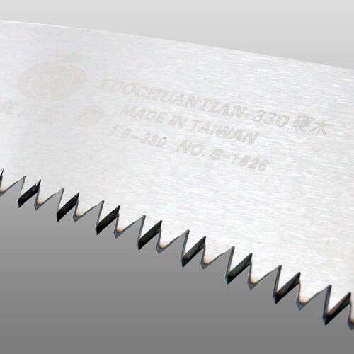 台湾佐川田1626 弯锯修枝锯树枝果树锯 木工伐木锯手锯三面磨齿