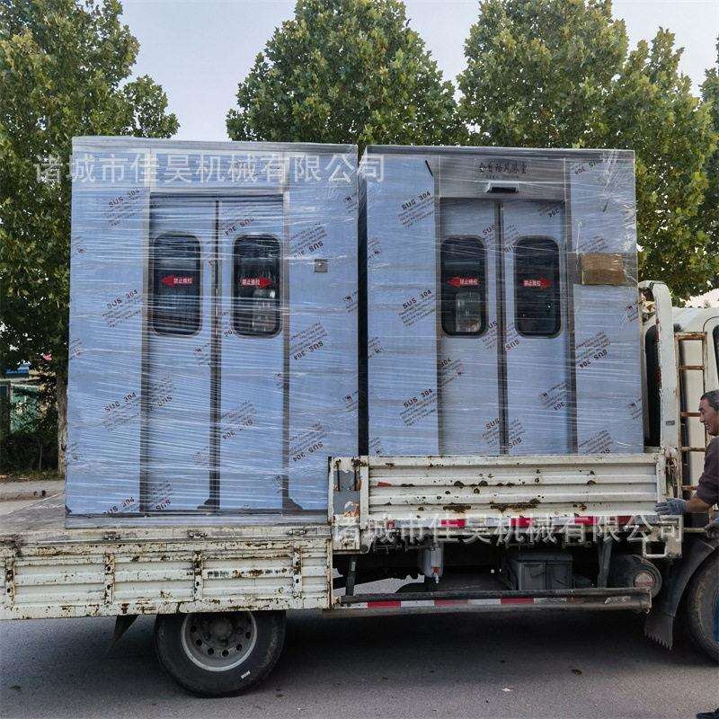山东风淋室厂家缓冲间风淋室工厂用人双吹无尘间风淋门通道