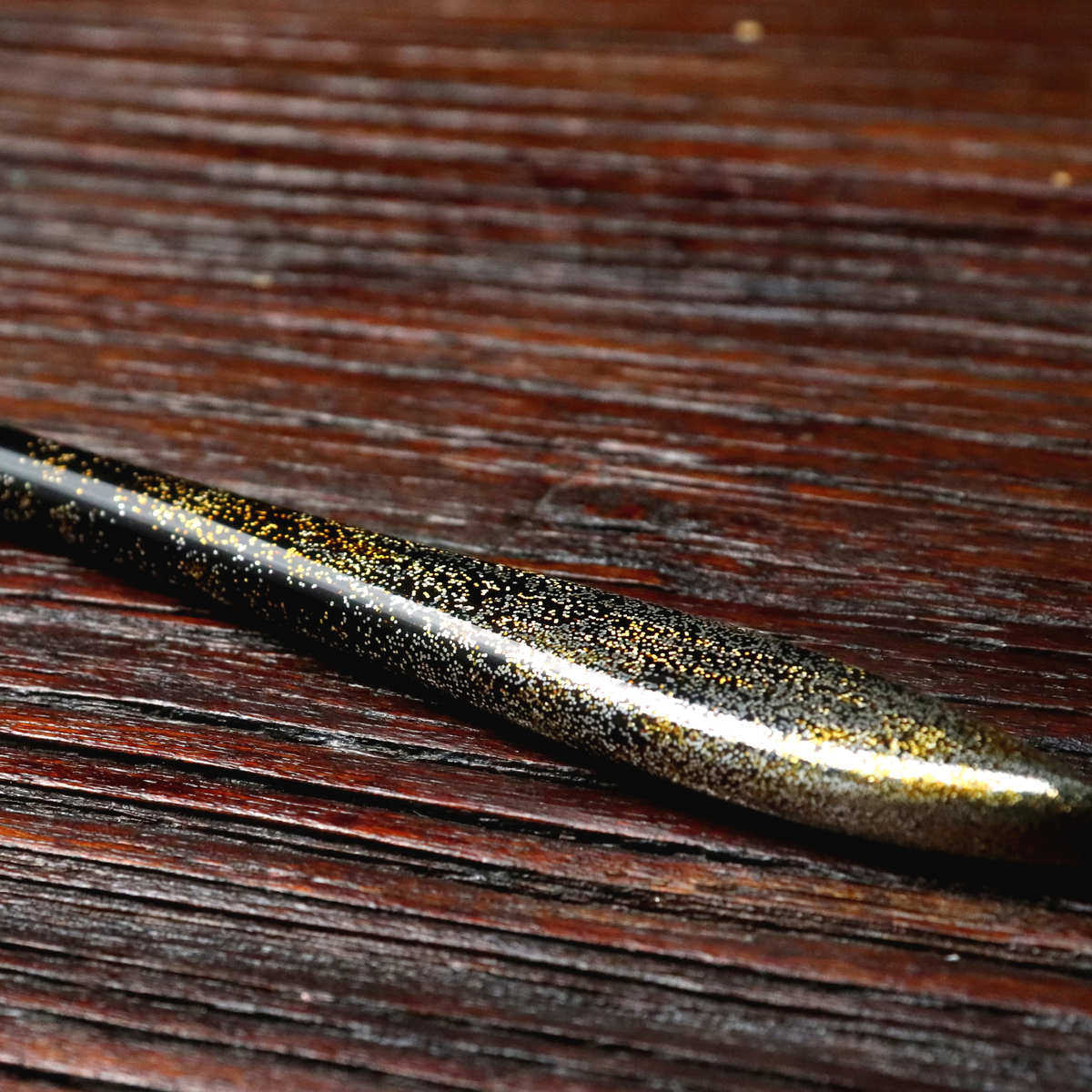 绘莳晕金工艺发簪漆器定制需发簪大漆螺钿