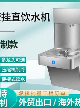 户外不锈钢压缩机制冷直饮水机跨境外贸公园景区露天公共直饮水机