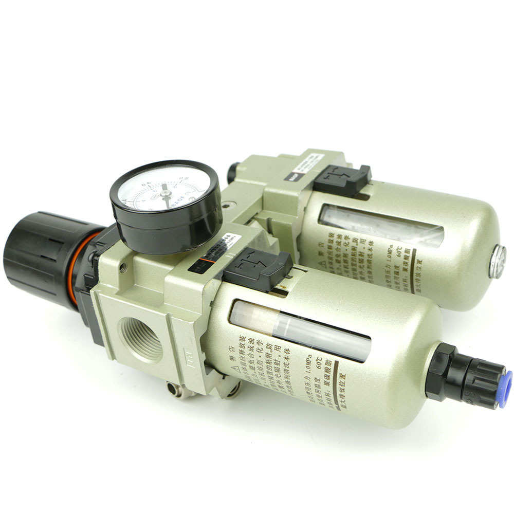 气源处理器AC4010-04D/06D二联件过滤器AW4000+AL4000油水分离器