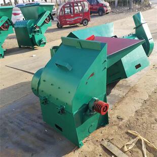 稻谷豆饼麦秆打糠机 锤片式 时产4吨 40加厚型玉米芯树枝粉碎机