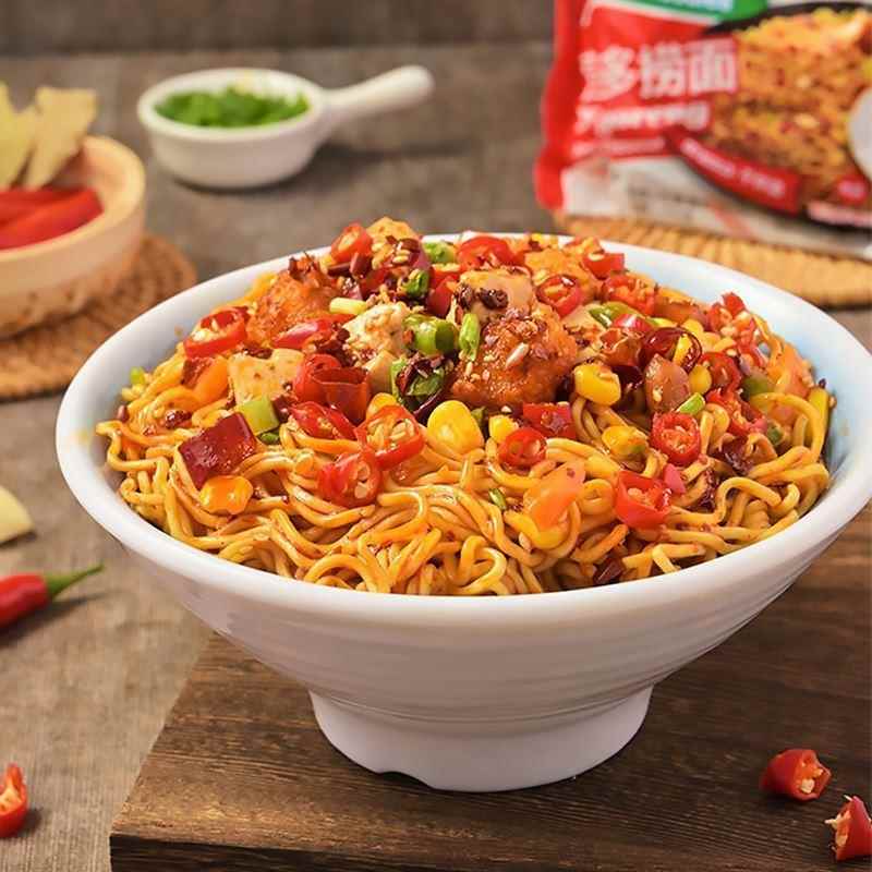 印尼进口indomie营多拌面 面辣味传统原味干拌面 面泡面 面喜多养