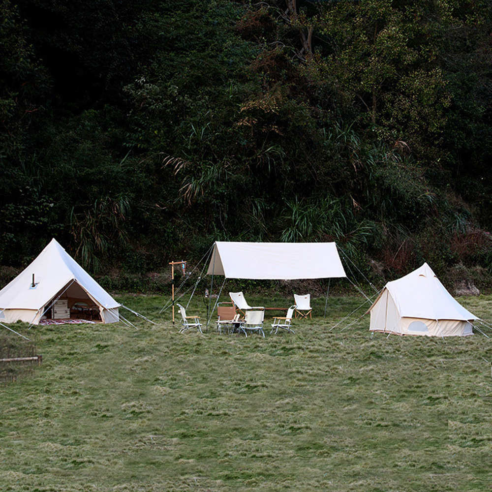 户外帐篷蒙古包帐篷精致露营用品折叠便携式防雨防晒公园野营帐篷