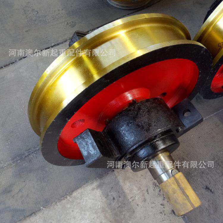 生产双缘套装车轮组 直径500/600/700mm单双梁起重机行车轮