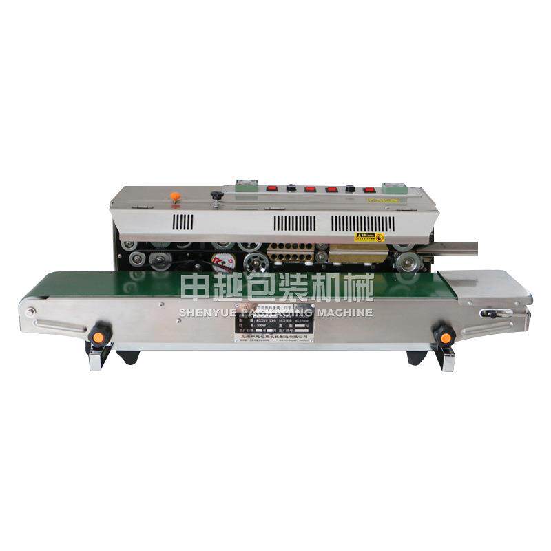 FRM-980不绣钢墨轮印字封口机生产日期打印封口机定制